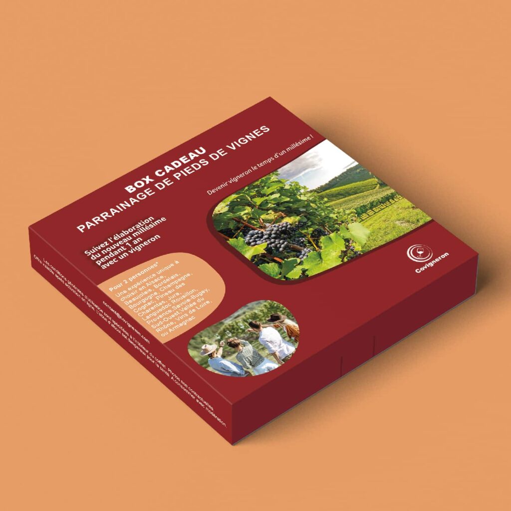 Box cadeau adopter vignes covigneron