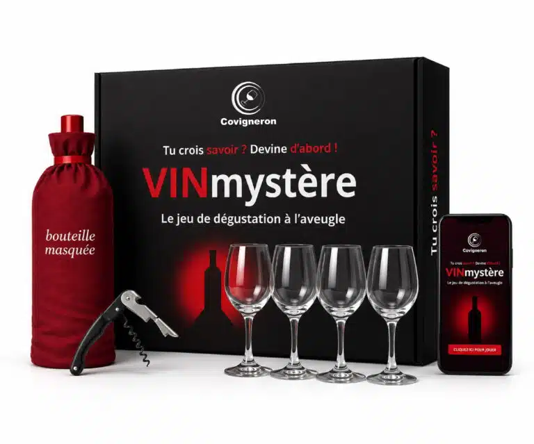 Coffret VIN mystère Covigneron dégustation à l'aveugle